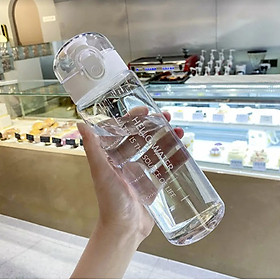 Bình nước tập gym thể thao dung tích lớn nhựa PP 780ML