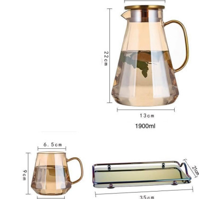 BÌNH ĐỤNG NƯỚC UỐNG THỦY TINH CHỊU NHIỆT CAO CẤP - ( GIAO NGẪU NHIÊN )ANTH683