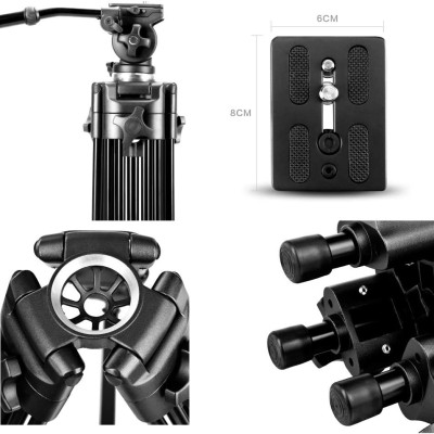 Chân máy quay Weifeng WF-717, Hàng chính hãng