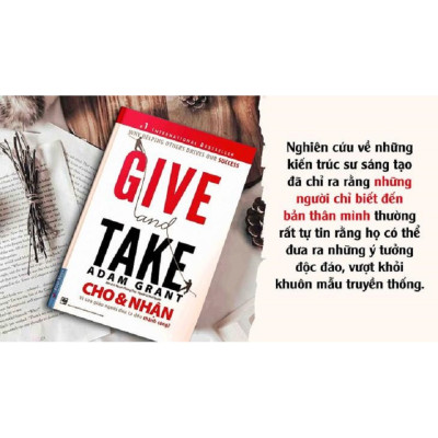 Sách GIVE And TAKE - Cho Và Nhận