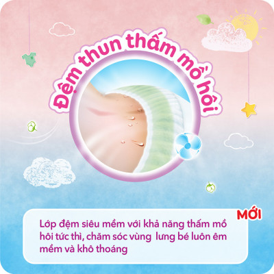 Tã Dán Trẻ Em Bobby Size M 76 Miếng ( M76 Cho Bé 6 Đến 11 Kg) Êm Mềm Khô Thoáng - Bỉm Dán Bobby Size M