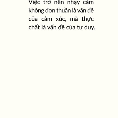 Hiểu Về Sự Nhạy Cảm - Bản Quyền