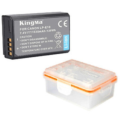 Bộ Pin sạc Kingma for Canon LP-E10 (có bán rời pin sạc), Hàng chính hãng