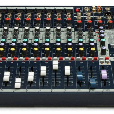 Bàn Mixer Soundcraft EFX8 – Mixer số chuyên sử dụng cho âm thanh chuyên nghiệp, sân khấu, hội trường, sự kiện, phòng hát cao cấp – 10 kênh (8 mono, 2 stereo) - 32 chế độ effect – Hàng chính hãng