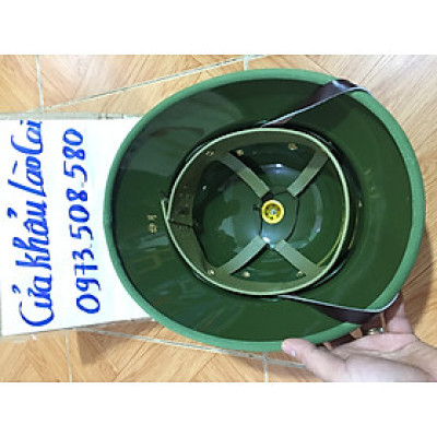 Mũ cối tàu lòng vàng cốt phíp không ngấm nước vải gabadin tô châu 