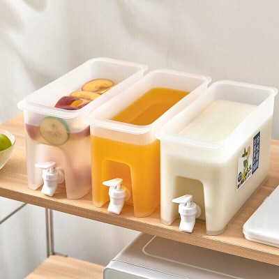 Bình nước tủ lạnh 3.5 lít có vòi chuyên để tủ lạnh - Bình nước pha trà nước trái cây nước lọc bằng nhựa có vòi 
