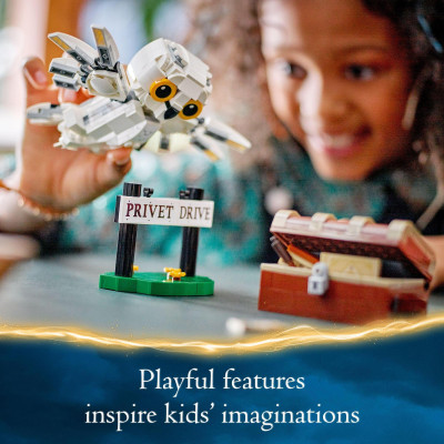 LEGO HARRY POTTER 76425 Đồ chơi lắp ráp Cú tuyết đưa thư Hedwig (336 Chi Tiết)