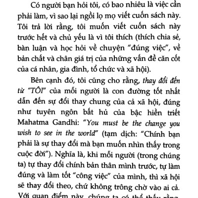 Đúng Việc - Một Góc Nhìn Về Câu Chuyện Khai Minh - Bìa Cứng (Tái Bản 2023)