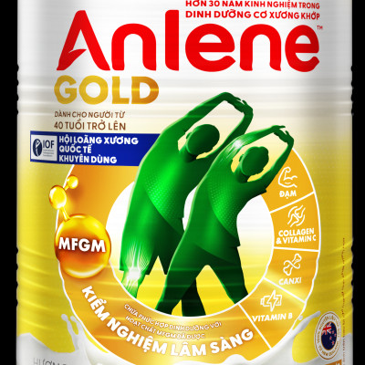 Sữa Bột Anlene Gold Hương Vanilla (Hộp Thiếc 400g)