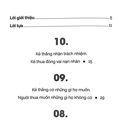 10 Điều Khác Biệt Nhất Giữa Kẻ Thắng Và Người Thua (Tái Bản 2023)