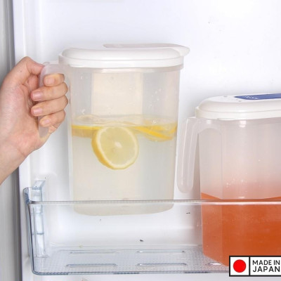Set 02 bình nước nắp bật Yamada 1,8 lít, được làm từ nhựa PP cao cấp, không sản sinh ra các hoạt chất gây hại trong quá trình sử dụng - nội địa Nhật Bản