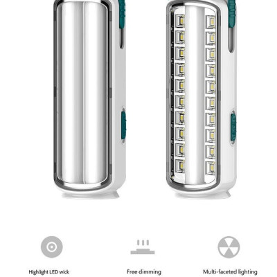 ĐÈN PIN LED SẠC TÍCH ĐIỆN 32X0.5W 50219 AKKO STAR   - HÀNG CHÍNH HÃNG