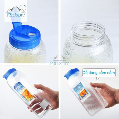 Bình đựng nước Lock&Lock dung tích 1.5L dùng trử nước trong tủ lạnh P-00097