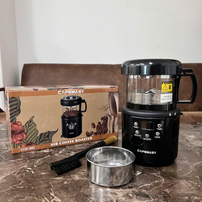 Máy rang hạt cà phê công nghệ gia nhiệt không khí chuyên nghiệp thương hiệu Mỹ cao cấp Cafemasy CCR-305 - Hàng chính hãng