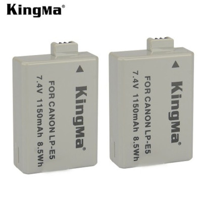 Combo 1 pin 1 sạc Kingma for Canon LP-E5 - Hàng chính hãng