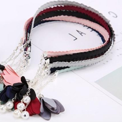 Bờm cài tóc đuôi dài headband giả bông tai dễ thương
