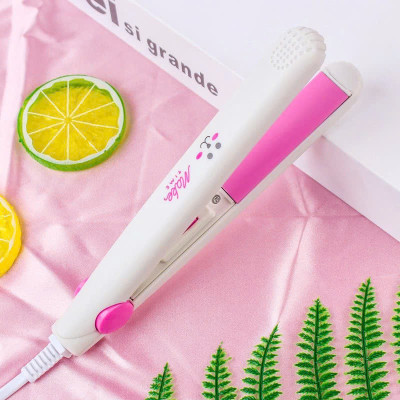 Phụ kiện tóc -Dụng cụ dập tóc   mini có hộp ,  nhiều chức năng , nhỏ gọn tiện lợi khi đi du lịch 