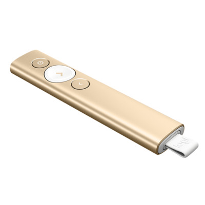Bút trình chiếu Logitech Spotlight - Không dây 30m, Bluetooth, USB, phóng to để nhấn mạnh - Hàng Chính Hãng