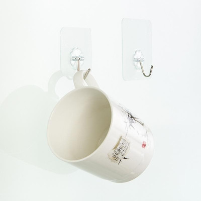 Combo 30 móc dính trong suốt siêu chịu lực + Tặng tranh dán 3D độc đáo