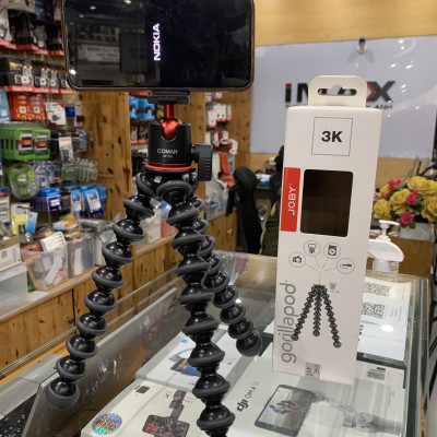 Chân xoắn Joby GorillaPod 3K + Ball Coman, Hàng chính hãng