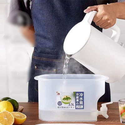 Hộp đựng nước có vòi  3, 5L ,  bình đựng nước  để tủ lạnh , đựng nước trà   ,  detox   ,  nước trái cây ,  tiện dụng  và  cao cấp  , chịu nhiệt rất tiện lợi