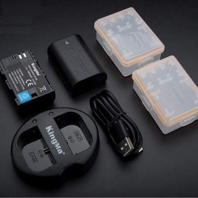 Combo 2 pin 1 sạc đôi Kingma LP-E6 hàng chính hãng.