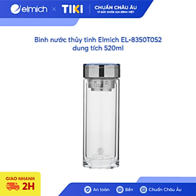 Bình nước thủy tinh Elmich EL-8350T052 dung tích 520ml