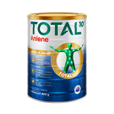 Combo 3 TPBS Anlene TOTAL 10 lon 800g tặng máy vắt cam