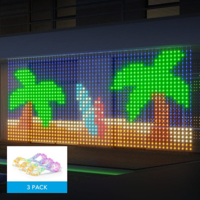 Đèn LED trang trí tường Govee Curtain Lights H70B1 | Tạo hình đa dạng công nghệ mới
