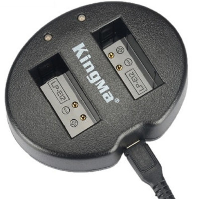 Combo 1 pin 1 sạc đôi Kingma for Canon LP-E12 - Hàng chính hãng