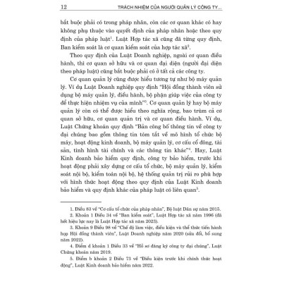 Trách nhiệm của người quản lý công ty (các nghĩa vụ và yêu pháp lý) bản in 2024)