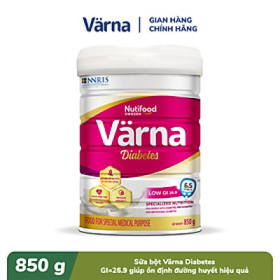 Sữa Bột Värna Diabetes lon 850g