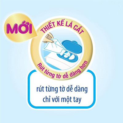 Khăn Ướt Bobby Không Hương 100Miếng