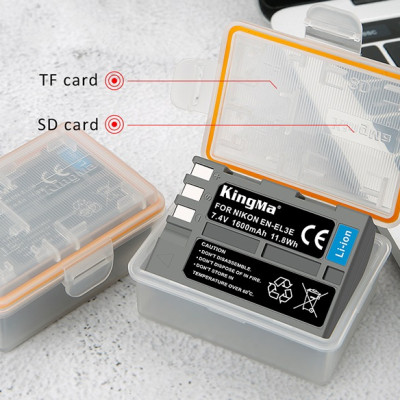 Bộ 1 pin 1 sạc Kingma cho Nikon EN-EL3E, Hàng chính hãng