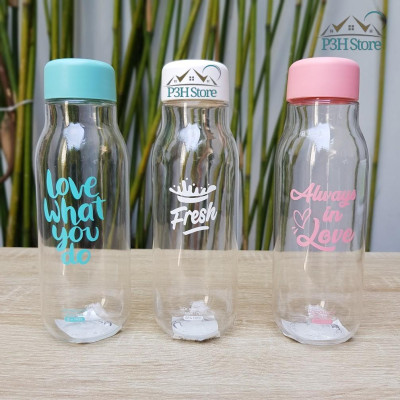 Bình nước nhựa Lock&Lock Milky dung tích 500ml BPA Free HAP654