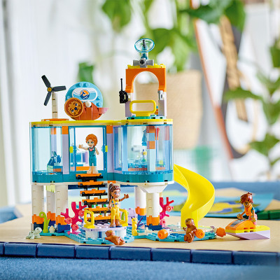 Đồ Chơi Lắp Ráp Trung Tâm Cứu Hộ Sinh Vật Biển Lego Friends 41736 (376 chi tiết)