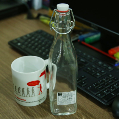 Chai Thủy Tinh Vuông Swing Bormioli Rocco - 0,5 Lít