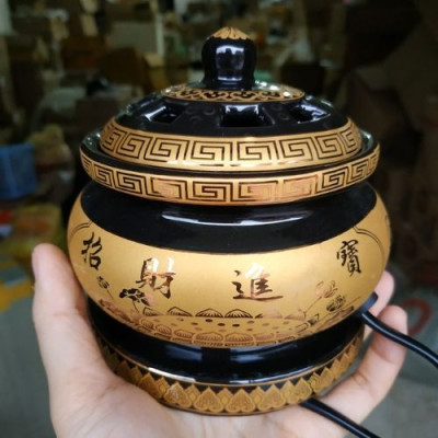Lư điện, lư xông trầm, xông tinh dầu đa năng có hẹn giờ