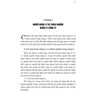 Trách nhiệm của người quản lý công ty (các nghĩa vụ và yêu pháp lý) bản in 2024)