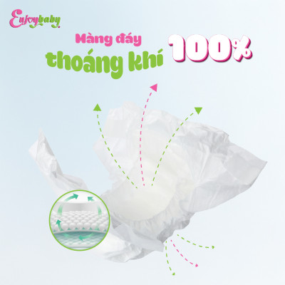 Tã quần trẻ em Enjoy New mềm mại thấm hút tốt Gói nhỏ S/M/L/XL 8-12 miếng