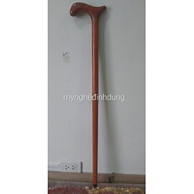 Gậy batong hỗ trợ đi lại dành cho người già bằng gỗ hương đá kt 90×12×3.2cm