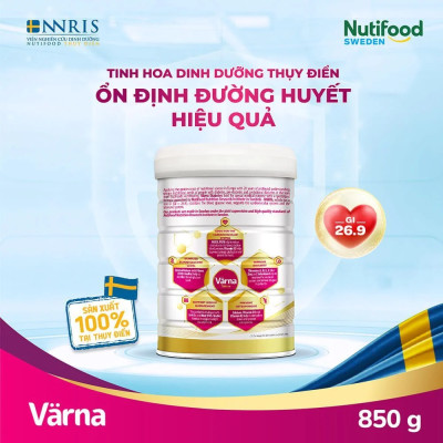 Sữa Bột Värna Diabetes lon 850g