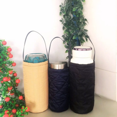TÚI ÁO BÌNH GIỮ NHIỆT TIỆN LỢI 9x20cm Có Quai Xách Tiện Lợi Cho Bình Đựng Nước 3 Lớp Chống Sốc Dùng Cho Văn Phòng Đi Tàu Xe Đi Học Dã Ngoại Du Lịch Phượt Chơi Thể Thao Ngoài Trời