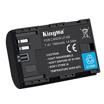 Bộ pin sạc Kingma for Canon LP-E6 (có bán rời pin sạc), Hàng chính hãng