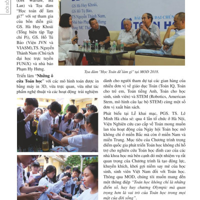 Tạp chí Pi- Hội Toán học Việt Nam số 1/ tháng 1 năm 2019