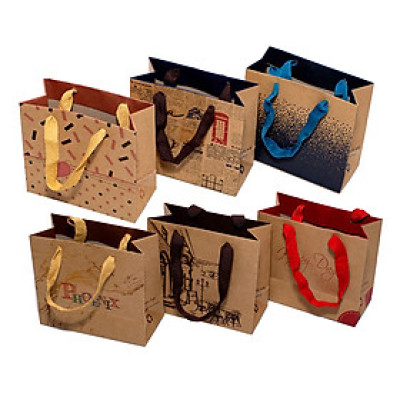 TÚI KRAFT NGANG NHÍ KN001 - 12.5 X 14 X 6.5 CM - NGẪU NHIÊN