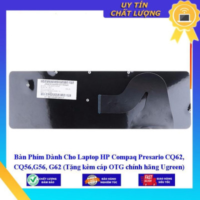 Bàn Phím dùng cho Laptop HP Compaq Presario CQ62 CQ56 G56 G62 (Tặng kèm cáp OTG Ugreen) - Hàng Nhập Khẩu New Seal