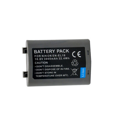 ROGTZ - Pin Lithium-Ion EN-EL18 3000mAh Cho Máy Ảnh Nikon Z9, D4, D4S, D4X, D810 Điện áp 10.8V Dung lượng cao Tiêu chuẩn Nikon Hiệu suất cao Độ bền cao An toàn Ổn Định - Hàng Chính Hãng