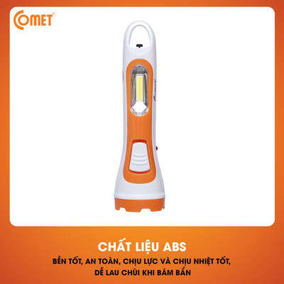 Đèn Pin Sạc Tích Điện LED Comet Đa Năng Đèn Pin Cầm Tay Siêu Sáng