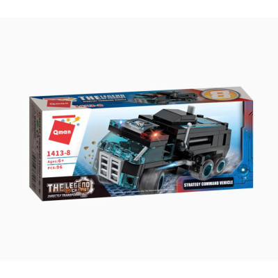 Đồ chơi -  QMAN - 1413 Bộ đồ chơi xếp hình mô hình xe chiến đấu Shadow Pulse - giao lẻ ngẫu nhiên